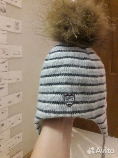 Шапка детская.нат.шерсть