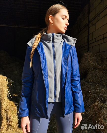 Куртка для верховой езды мембрана/флис