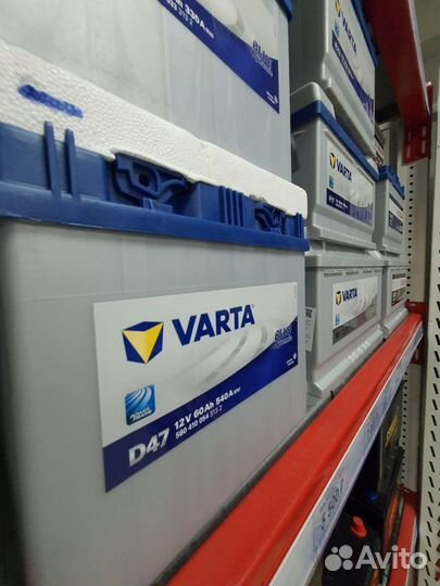 Аккумулятор Varta (Варта) 40Ah 330A (бортик) обрат