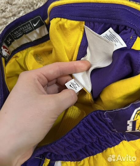 Шорты nike nba lakers оригинал