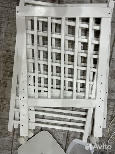 Детская кроватка приставная для новорожденных