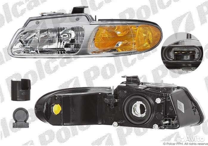 Фара левая Chrysler Sebring