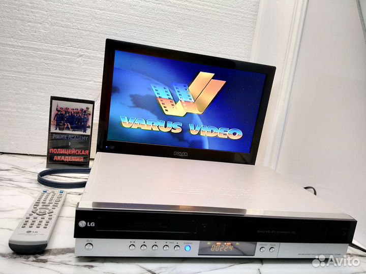 Рекордер LG DVR688 DVD Recorder+VCR Оцифровка VHS