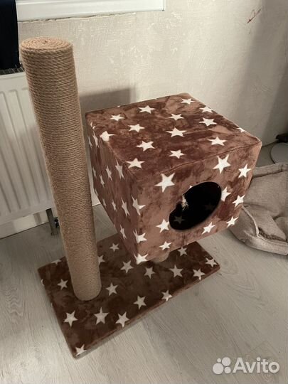 Когтеточка домик для кошки