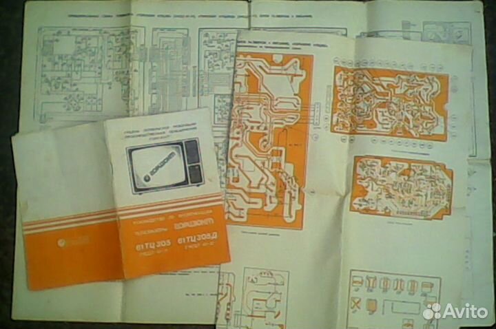 Руководства и электросхемы от древних телевизоров