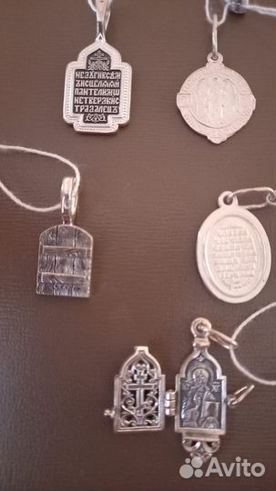 Медальоны серебро