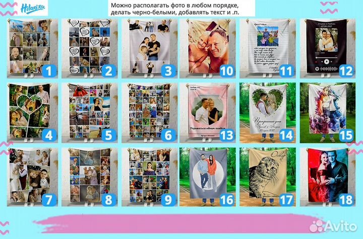 Плед с фото 200х150см