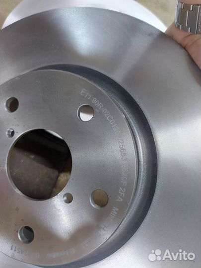 Тормозные диски brembo 09D24511 Subaru