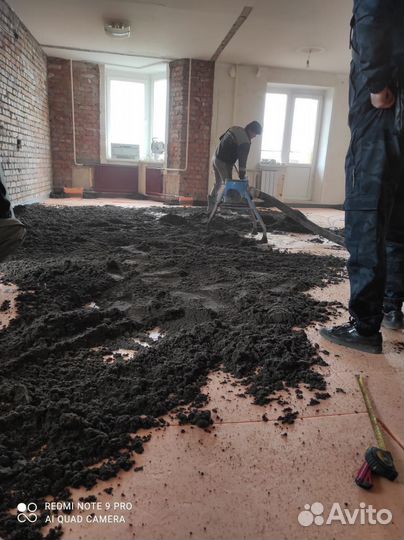 Стяжка пола за 1 день