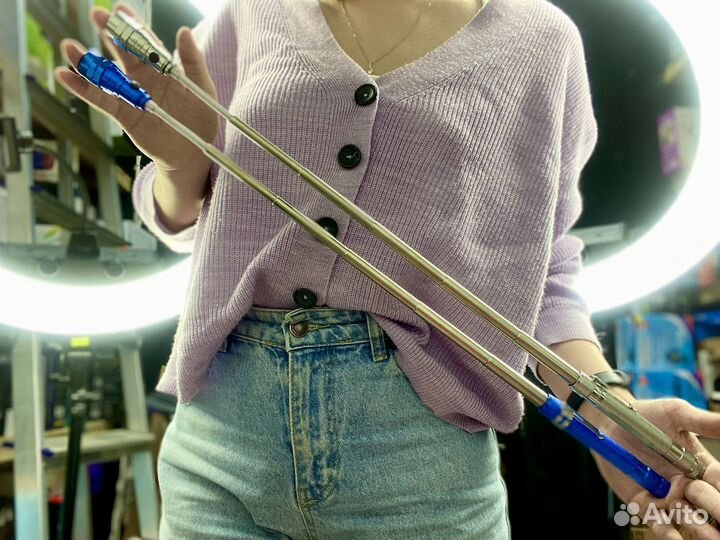 Фонарь телескопический с магнитом 56см