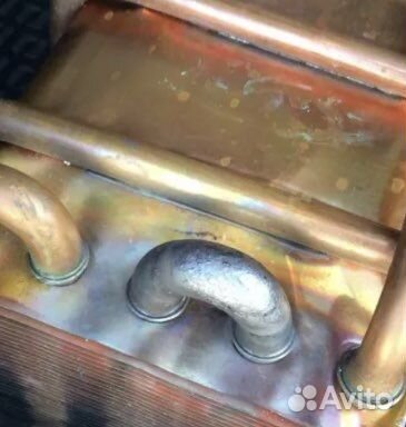 Пайка радиаторов теплообменников газовых колонок