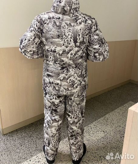 Зимний костюм для охоты и рыбалки белый