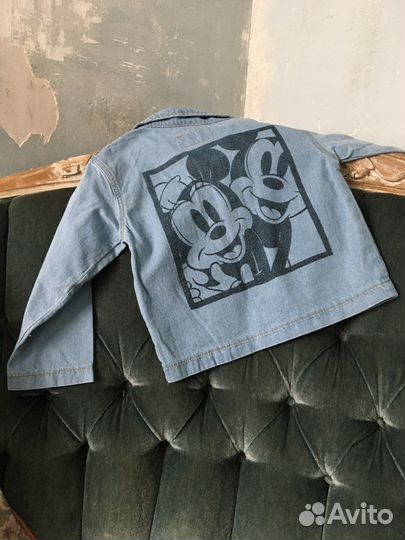 Джинсовая куртка рубашка Zara