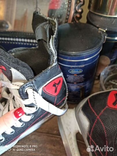 Коньки хоккейные детские 32 размер б/у