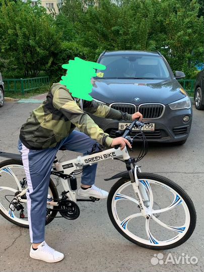 Двух подвес велосипед