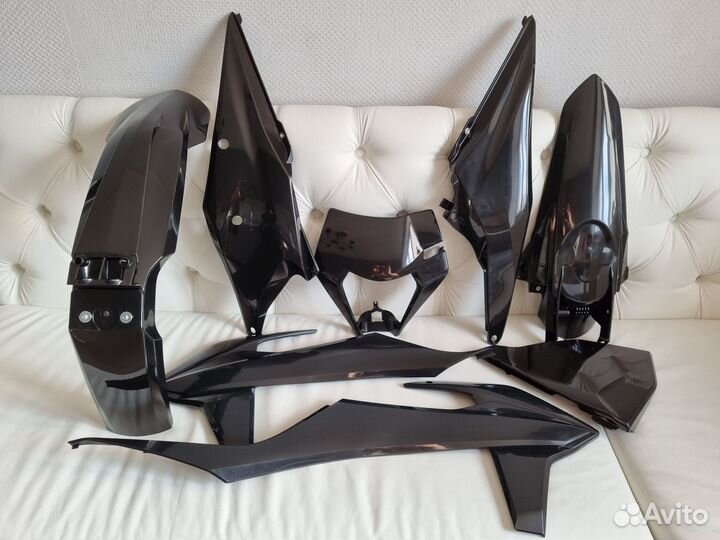 Новый Пластик UFO KTM EXC/EXC-F 2020-23 Черный