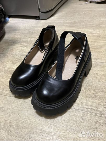 Черные туфли женские 38