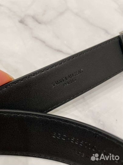 Ремень женский кожаный YSL