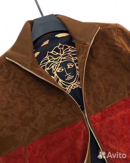 Замшевая куртка Versace