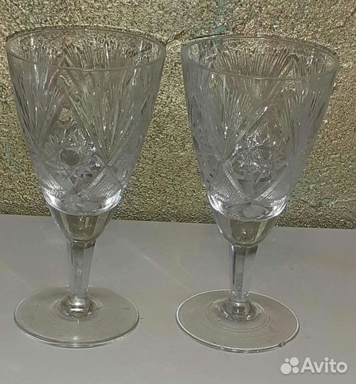 Фужеры хрустальные СССР