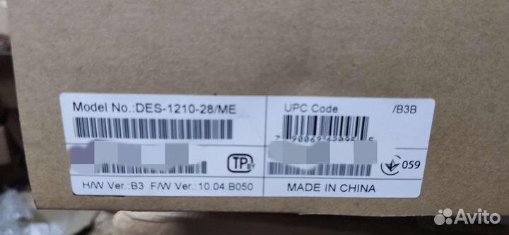 Коммутатор 28port Dlink DES-1210-28/ME ver.B3 new