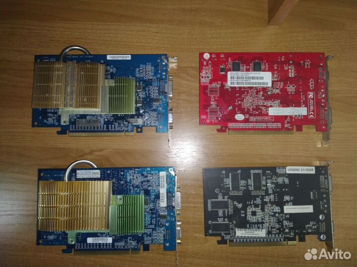 Видеокарта PCI-E, AGP-8X