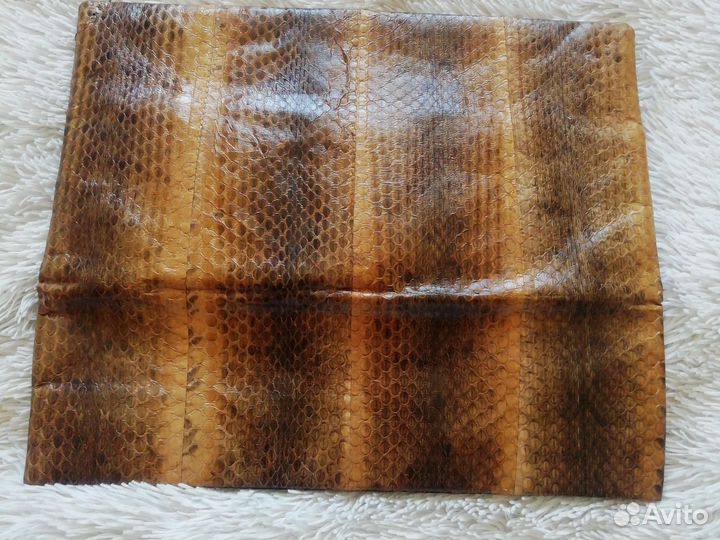 Клатч змея нат кожа