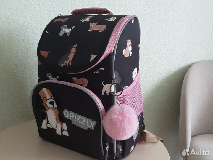 Рюкзак школьный для девочки grizzly