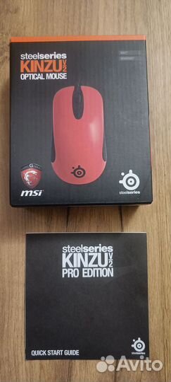 Мышь steelseries kinzu v 2 pro edition