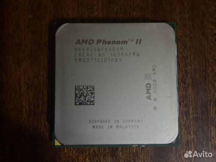 Процессор AMD Phenom II X4 945 Socket AM3 OEM