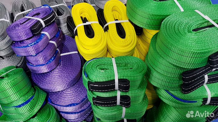 Стропы текстильные петлевые 3т/3м, 5т/5м, 10т/6м