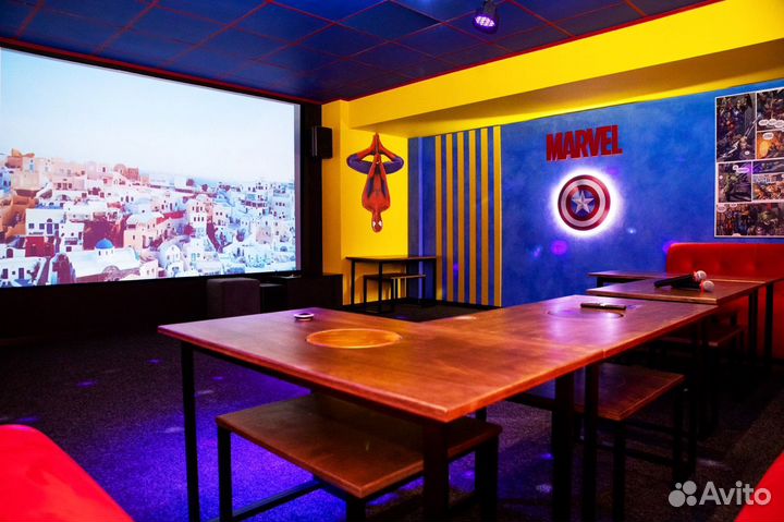 Лофт залы с караоке, играми, танцами