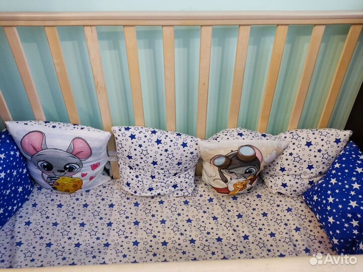 Бортики в кроватку