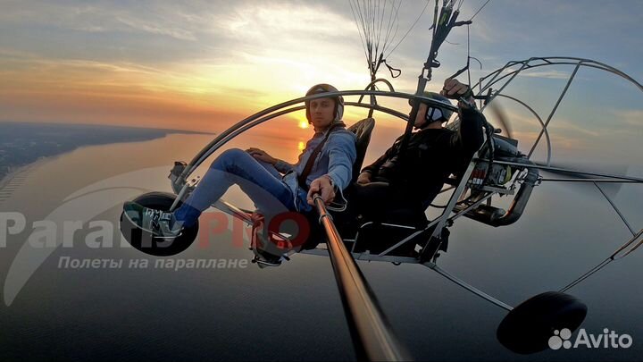 Моторные полёты на параплане в Калининграде