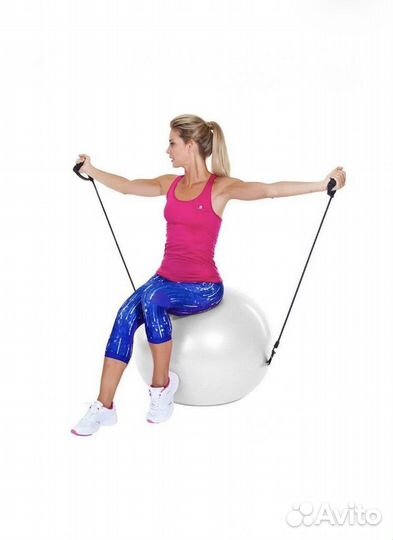 Фитбол bradex SF 0216, 65 см серый 65 см