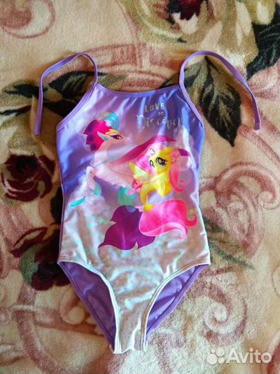 Купальник совместный,на 3 года