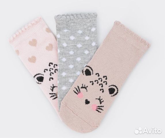 Новые носки для девочки. Размер 24-26