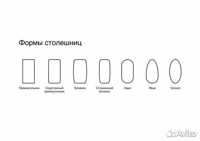 Стол из керамогранита для кухни