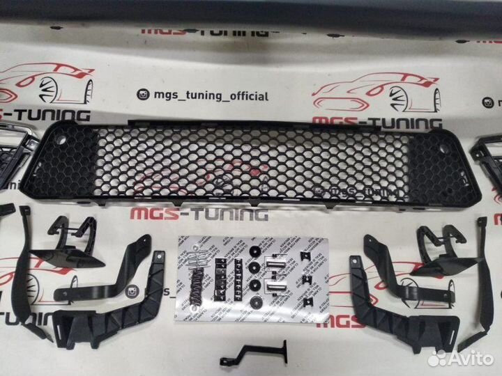 Бампер с решткой Mercedes s-class w221 s63 AMG