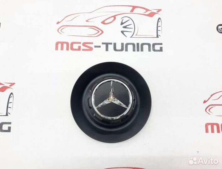 Колпачок Mercedes тарелка black 145мм 1 шт