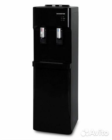 Кулер для воды электр A-F522EC с шкафчиком, черный