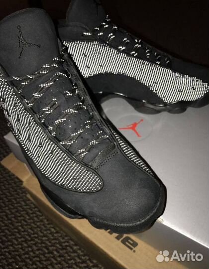 Кроссовки nike air jordan 13 black cat