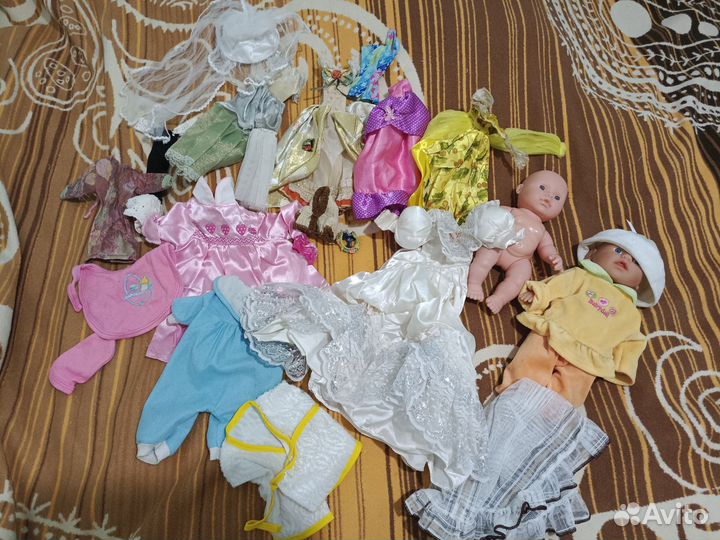 Куклы, одежда для кукол пакет