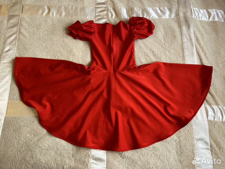 Платье для бальных танцев детское, р. 122-128