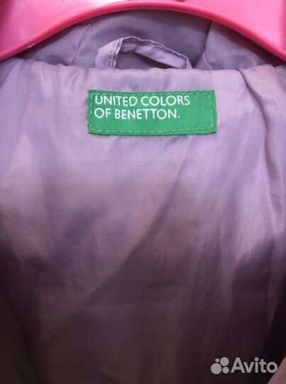 Куртка для девочки benetton 110 (4-5 лет)