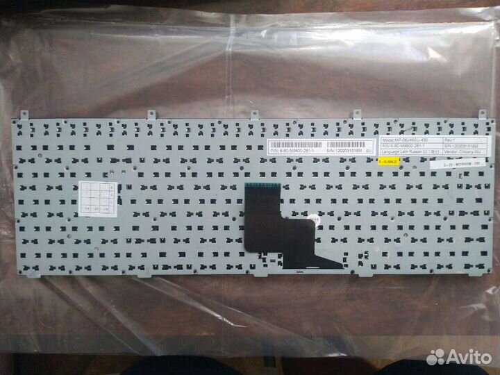 Клавиатура новая MP-08J46SU-430 для ноутбуков DNS