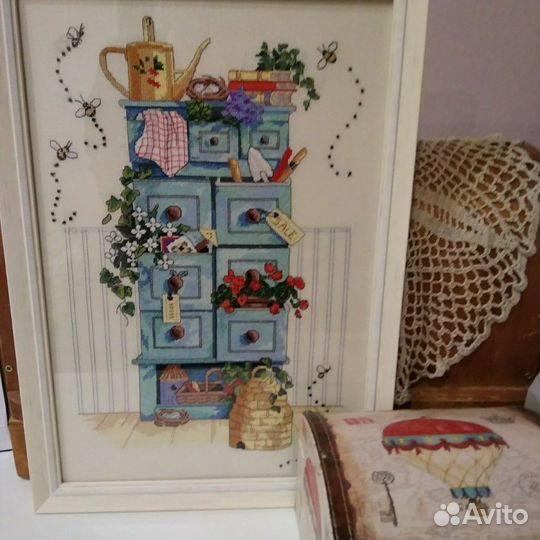 Вышивка крестиком, дименшенс, размер 48*33