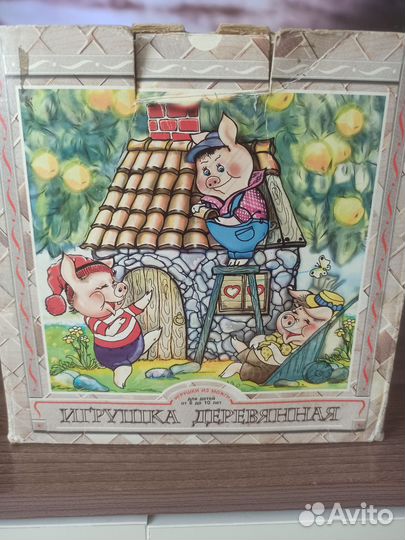 Деревянный конструктор домик