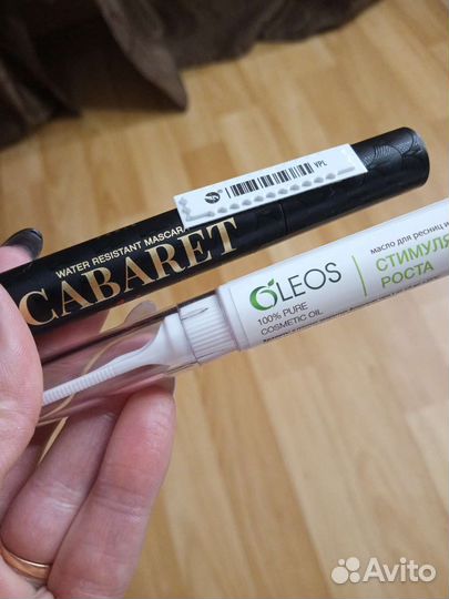 Тушь кабаре и масло для стимуляции роста ресниц