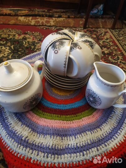 Чайный сервиз СССР (Старая Рига)